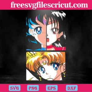 Sailor Moon Anime, Scalable Vector Graphics