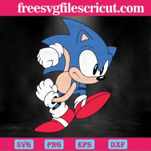 Sonic The Hedgehog Svg, Sonic Svg Invert