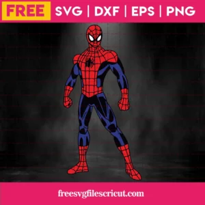 Spiderman Svg Free Invert