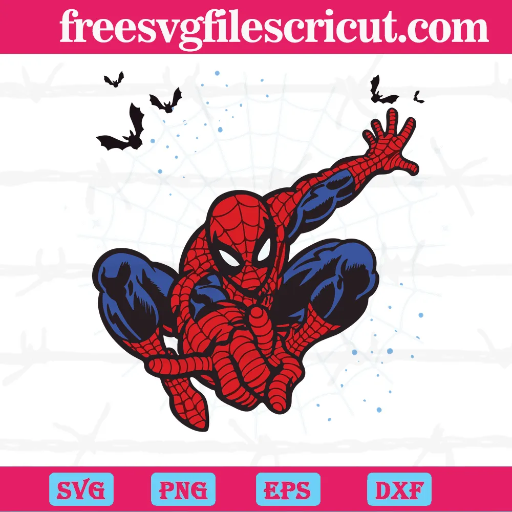 Spiderman Logo SVG, Png, PSD, EPS, Cut Files, Layered, Cricut, Card Making,  Scrapbooking, Card Making, Paper Crafts, Clipart 