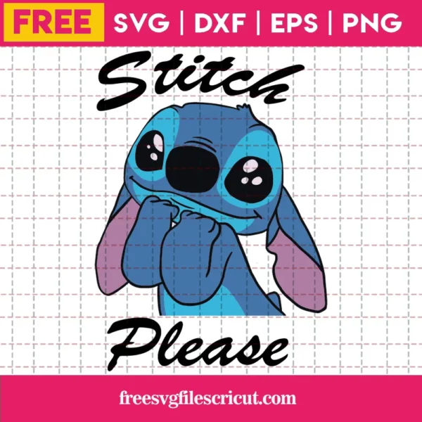 Stitch Please Disney Svg Free