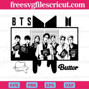 Team Bts Butter Band Music, The Best Digital Svg Designs For Cricut