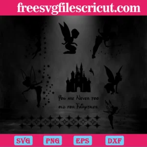 Tinkerbell Svg Bundle, Scalable Vector Graphic Invert