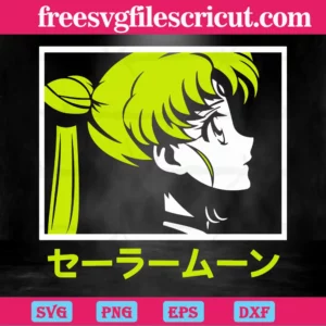 Usagi Tsukino Sailor Moon, Svg Png Dxf Eps Designs Download