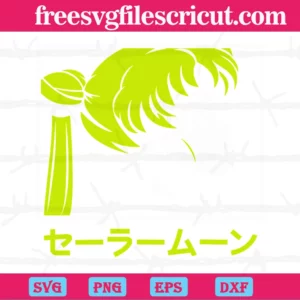Usagi Tsukino Sailor Moon, Svg Png Dxf Eps Designs Download Invert