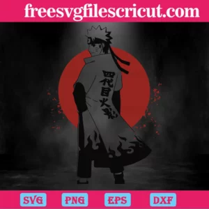 Uzumaki Naruto Svg File, Anime Svg Invert