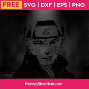 Uzumaki Naruto Svg Free, Anime Svg Invert
