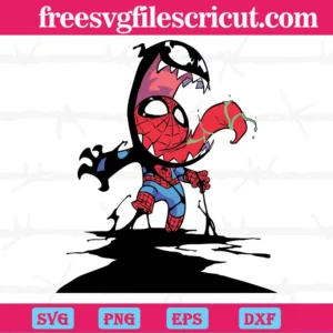 Venom Spiderman, Svg Png Dxf Eps Cricut