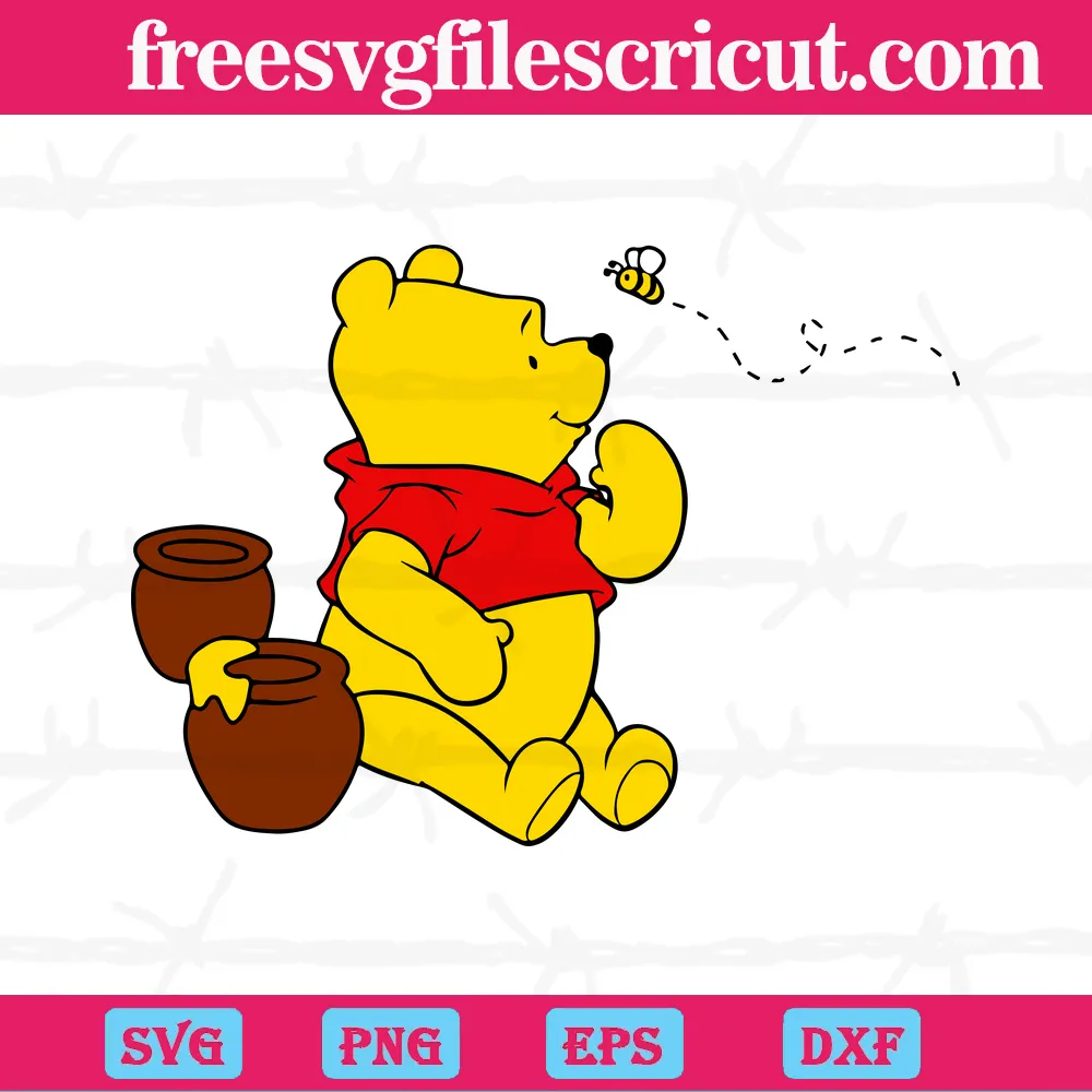 Winnie The Pooh Honey Pot Svg - free svg files for cricut