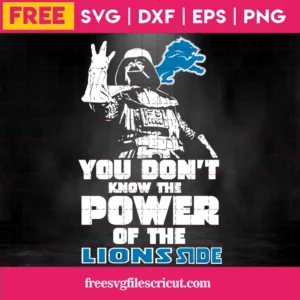 You Don'T Know The Power Of The Lions Side Detroit Lions Nfl, Free Commercial Use Svg Fonts