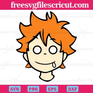 Chibi Cute Hinata Shouyou, Svg Files For Crafting And Diy Projects