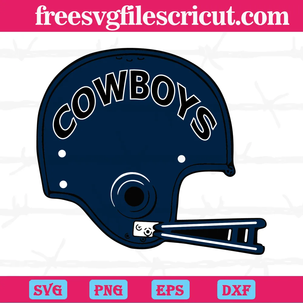 Dallas Cowboys Football Helmet, Scalable Vector Graphics - free