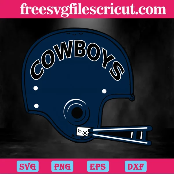 Dallas Cowboys Football Helmet, Scalable Vector Graphics Invert