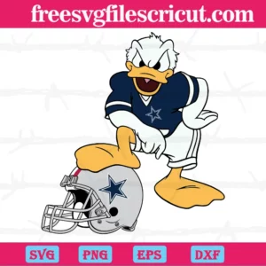 Donald Duck Nfl Dallas Cowboys Helmet, Downloadable Files