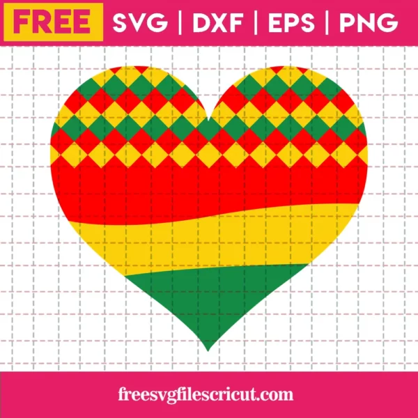 Juneteenth Heart, Free Svg Images For Commercial Use