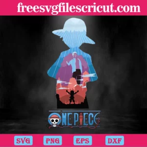 Luffy And Donquixote Doflamingo One Piece Manga, Svg Png Dxf Eps Invert