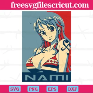 Nami One Piece Anime, Transparent Background Files