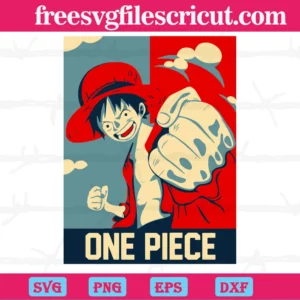 One Piece Monkey D. Luffy Svg, One Piece Svg, Luffy Svg, Anime Svg, Anime  Cartoon Svg, Png Dxf Eps Pdf File