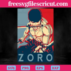 One Piece Roronoa Zoro Sword, Svg Clipart Invert