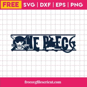 One Piece Skull Logo, Cutting Svg Free