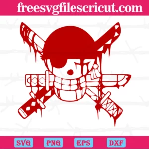 One Piece Zoro - Cricut File - Svg, Png, Dxf, Eps - LightBoxGoodMan