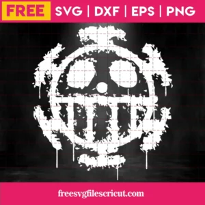 One Piece Trafalgar Law Logo, Free Svg Files For Vinyl