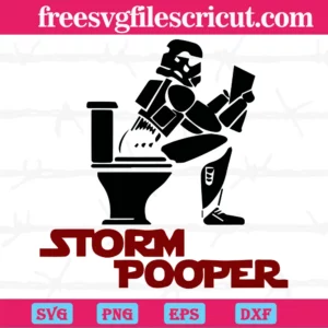 Storm Pooper Mandalorian, Vector Files Svg