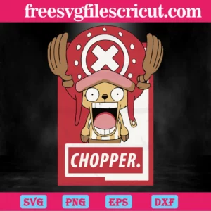 Tony Tony Chopper One Piece, Svg For Commercial Use Invert