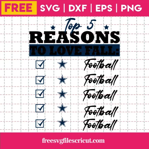 Top 5 Reasons To Love Fall Dallas Cowboys, Free Svg Cut Files For Vinyl And Crafts