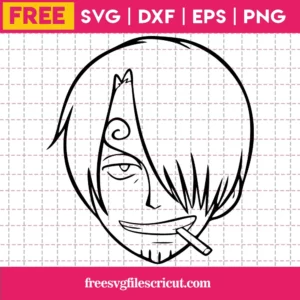 Vinsmoke Sanji Face One Piece, Free Svg Illustrations