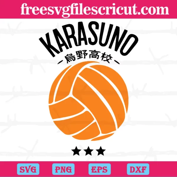 Volleyball Haikyuu Logo, High-Quality Svg Files