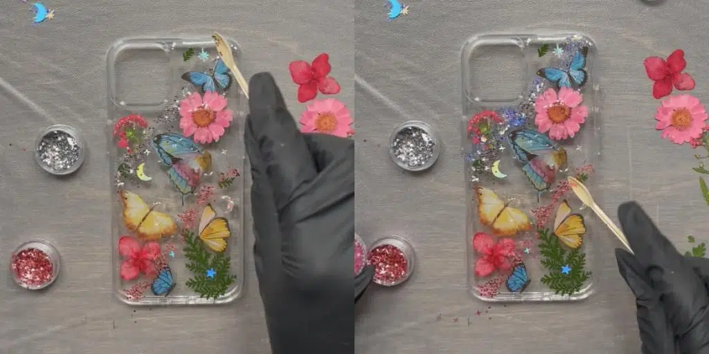 Decorate Your DIY Phone Case and Layer with Resin