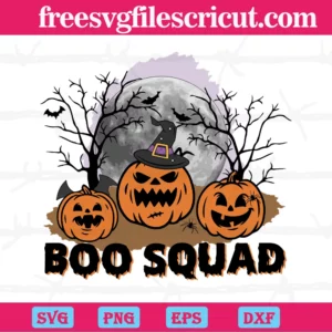 Boo Squad Halloween Night, Design Files