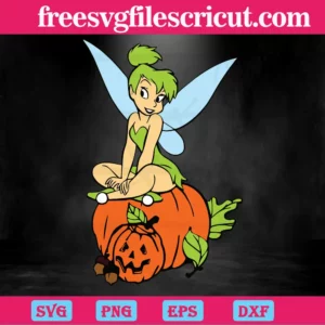 Disney Tinkerbell Halloween, Cutting File Svg Invert