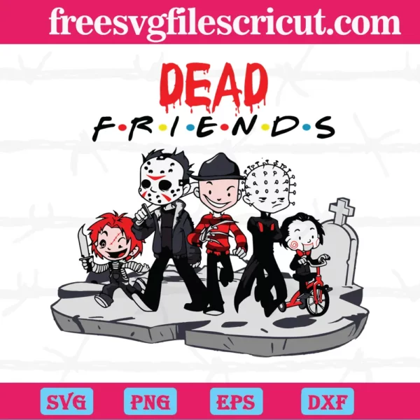 Halloween Horror Dead Friends, Premium Svg Files