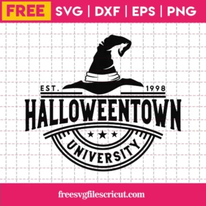 Halloweentown University, Free Commercial Use Svg Cut Files