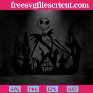 Download Jack And Sally Hello Kitty Halloween SVG Designs For Your