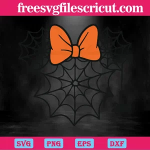 Spider Web Disney Halloween, Svg Designs Invert