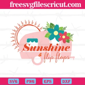 Sunshine And Flip Flops, Digital Download Invert