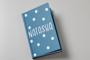Natasha notebook vinyl stickers