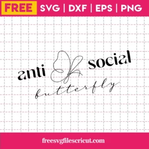 Antisocial Butterfly, Free Svg Images For Commercial Use