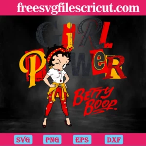 Betty Boop Girl Power, Scalable Vector Graphics Invert