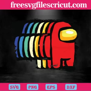 Clone Among Us, Svg Png Dxf Eps Designs Download Invert