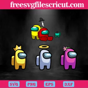 Funny Among Us, Svg Bundle Invert