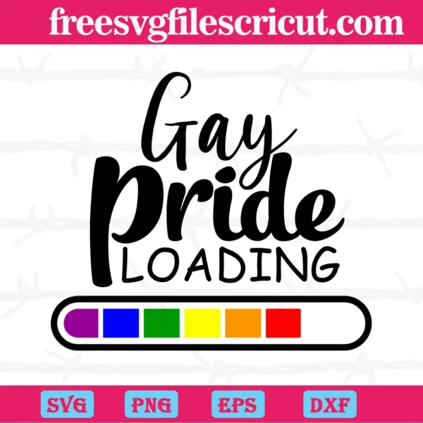 Gay Pride Loading, Svg Designs