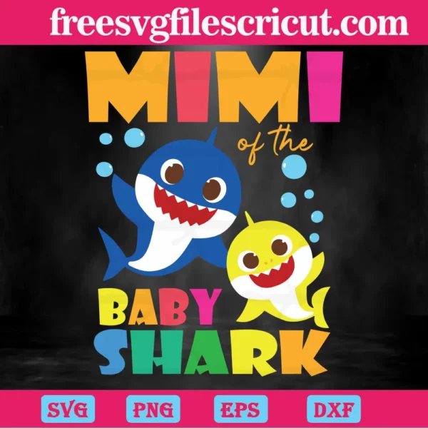 Mimi Of The Baby Shark, Laser Cut Svg Files