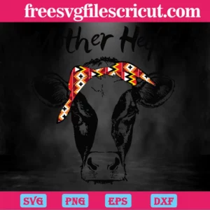 Mother Heifer, Svg Png Dxf Eps Designs Download Invert