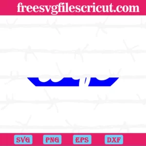 Police Wife Flag Heart Shape, Svg Cut Files Invert