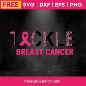 Tackle Breast Cancer, Free Commercial Use Svg Files For Cricut Invert