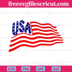 4Th Of July America Flag, Svg Files For Crafting And Diy Projects